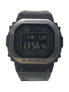 CASIO◆ソーラー腕時計_G-SHOCK/デジタル/ステンレス/ブラック/GMW-B5000MB-1JF