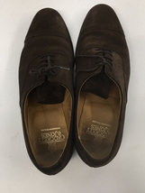 CROCKETT&JONES◆ドレスシューズ/UK8.5/BRW/スウェード_画像3