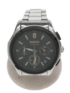WIRED◆クォーツ腕時計/アナログ/VK63-K013
