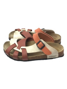 Papillio BIRKENSTOCK◆レザーストラップサンダル/25cm/BRW/汚れ有