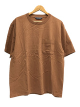 LIVING CONCEPT◆191-90105/BASIC POCKET T-SHIRT/ベーシックポケットTシャツ/3/キャメル/無地_画像1