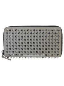 Christian Louboutin◆PANETTONE WALLET CALF EMPIRE SPIKES/長財布/レザー//1165045