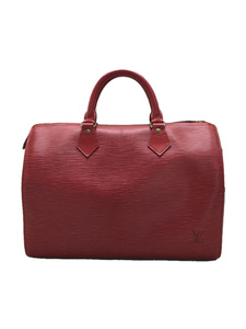 LOUIS VUITTON◆スピーディ25_エピ_RED/レザー/RED/角擦れ、革擦れあり