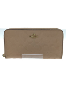 COACH◆長財布/PVC/PNK/総柄/レディース/F27865