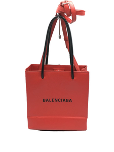 BALENCIAGA◆2WAY SHOPPING TOTE XXS/RED/597858/6510/U/568024