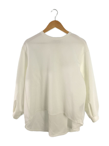 THE RERACS* long sleeve T shirt /36/ polyester /WHT/ pull over shirt 