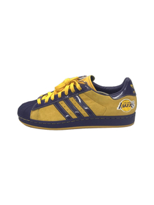 adidas◆LOS ANGELES LAKERS/NBA/タグ付/29cm/YLW/スウェード/014151/スーパースター