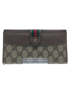 GUCCI◆長財布/PVC/BRW/総柄/メンズ/035 149 6414