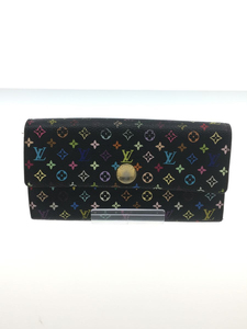 LOUIS VUITTON◆ポルト・フォイユ・サラ_モノグラム・マルチカラー_マルチカラー/PVC/マルチカラー/レディース/M93747