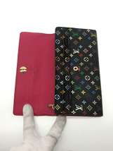 LOUIS VUITTON◆ポルト・フォイユ・サラ_モノグラム・マルチカラー_マルチカラー/PVC/マルチカラー/レディース/M93747_画像4