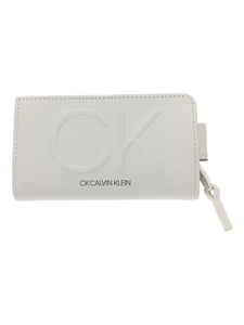 CK Calvin Klein◆キーケース/レザー/WHT/メンズ