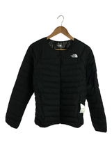 THE NORTH FACE◆THUNDER ROUNDNECK JACKET_サンダーラウンドネックジャケット/M/ナイロン/BLK/無地_画像1