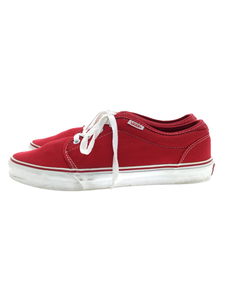 VANS◆ローカットスニーカー/US9.5/RED/キャンバス