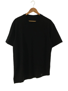 UJOH◆Tシャツ/2/コットン/BLK/無地/M771-T52-008/ブラック/黒