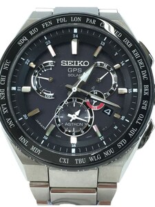 SEIKO◆ASTRON/ソーラー腕時計/ベルト小傷有/箱コマ付属/SBXB123/8X53-0AV0-2