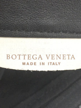 BOTTEGA VENETA◆ウエストバッグ/レザー/BLK/ボディバッグ/編み/スクエア_画像5