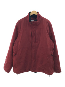 L.L.Bean◆ブルゾン/XXL/ナイロン/RED/袖口毛玉汚れ有/エルエルビーン