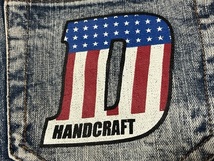 DOMINATE handcrafted jeansドミネイト ハンドクラフテッド ジーンズ　ハーフパンツ　デニム　刺繍　ダメージ加工　アメリカン　アップリケ_画像5