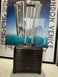 [ prompt decision / immediate payment ]!! excellent!!RIMOWA SALSA Rimowa salsa rare Brown business to lorry .. attaching TSA lock suitcase 852.40