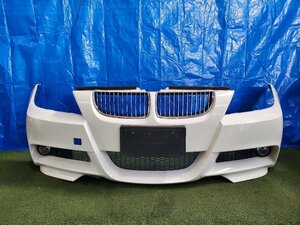 ▲ フロントバンパー ホワイト 300 スポイラー付 BMW・3シリーズ 323i Mスポーツ E90 ABA-VB23 2007y