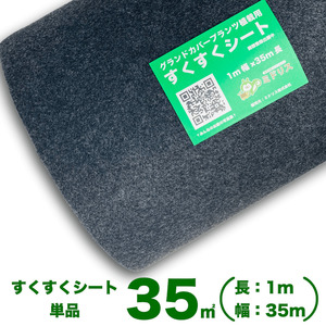 レビュー特典あり すくすくシート35平米 １m×35m 完全植栽マニュアル付き クラピア 芝桜 マルチング