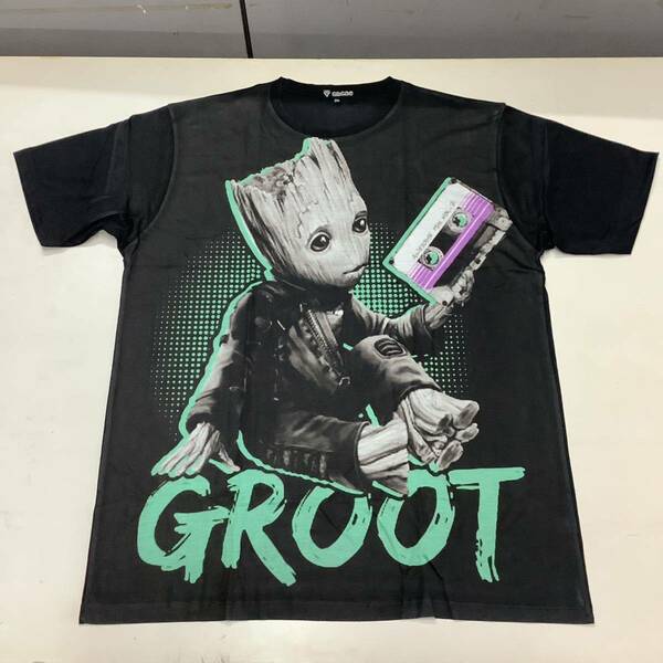 SR12E1. デザインTシャツ XXXLサイズ　Guardians of the Galaxy ⑧ ガーディアンズオブギャラクシー　GROOT グルート　半袖Tシャツ