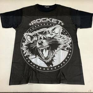 SR12D4. デザインTシャツ XXLサイズ　Guardians of the galaxy 29 ガーディアンズオブギャラクシー　ROCKET ロケット　プリントTシャツ