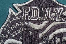 FDNY 9.11 IN MEMORY OF OUR FALLEN HEROES PATCH ニューヨーク 消防局 パッチ_画像2