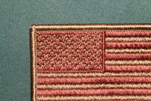 米軍放出品 ベルクロワッペン 国旗 アメリカ 星条旗 中古_画像2