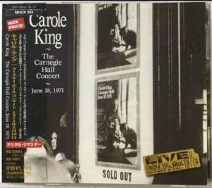 帯付き！国内盤！キャロル・キング / カーネギー・ホール・コンサート