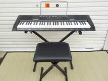 T413 美品中古 送料無料 ALESIS アレシス melody61 mk2 スピーカー内蔵 オールインワン 61鍵ポータブルキーボード スタンド 入門キット_画像2