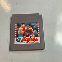 ゲームボーイ　ゲームソフト　BOXING 美品　ケース付き　動作未確認_画像3