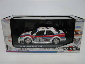 1/43 MINICHAMPS Alfa Romeo 155 V6 TI Presentation DTM 1995 N.Larini MARTINI RacingTeam ラリーニ マルティニ ミニチャンプス430950208