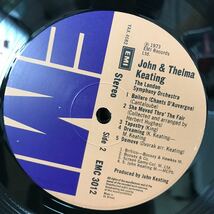 輸入盤　LPレコード］ジョン＆テルマ・キーティング　John & Thelma Keating SONGS OF LOVE made in UK_画像5