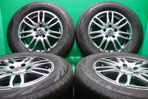 K1002-22 送料無料 215/65R16 夏タイヤ 4本セット YOKOHAMA BluEarth-RV 8分山 溝たっぷり SG-E アルファード ヴェルファイア