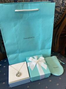 新品 正規品 ティファニー tiffany&co ネックレス ♪プレゼント仕様♪アトラスリング シルバー 箱巾着紙袋リボン サークル メダル リング