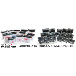 YB12A-A 開放型バッテリー ValuePro / 互換 FB12A-A GM12AZ-4A-1 DB12A-A エリミネーター400 エリミネーター600の画像6