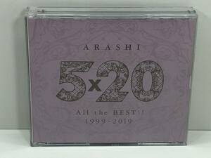[ б/у CD] гроза ARASHI|5×20 All the BEST 1999-2019 * буклет . повреждение есть ( труба -A-194)