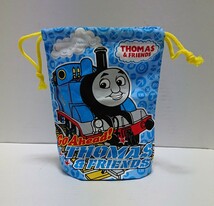 ☆未使用☆THOMAS&FRIENDS トーマス&ブレンズ きかんしゃトーマス 巾着袋 小物入れ_画像2