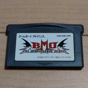 ゲームボーイアドバンス ブラックマトリクスゼロ　GBA