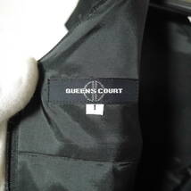 A627 ◇ QUEENS COURT | クイーンズコート　ワンピース　黒　中古　サイズ１_画像10