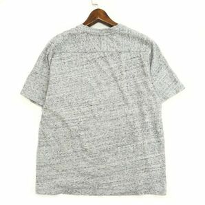 BEAUTY&YOUTH ユナイテッドアローズ 春夏 【ビーズ ジャガード ポケット】 半袖 カットソー ポケT Tシャツ Sz.L メンズ 灰 C3T03171_4#Dの画像4