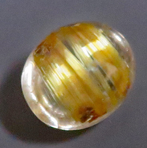 4085 上級品 裸石 ルース ルチルクォーツキャッツアイ 5.49ct Bahia ブラジル産 瑞浪鉱物展示館