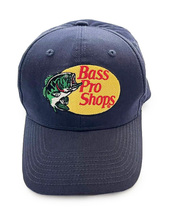 米大手フィッシングSHOP未使用【Bass Pro Shops】刺繍ロゴ キャップ ネイビー ★ LZ SZ HT アウトドア スポーツ ABUGARCIADAIWAPIER_画像2