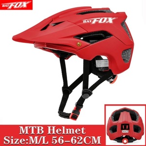 Batfox- for man, mountain moreover, load cycling for helmet for bicycle red 2