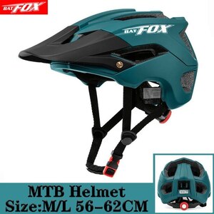 Batfox- for man, mountain moreover, load cycling for helmet for bicycle green 3