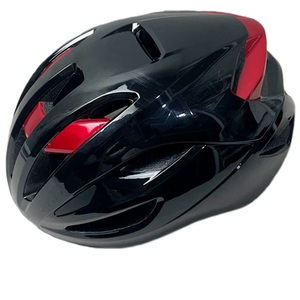 男女兼用：超軽量ロードバイクヘルメット,アウトドアスポーツのためのヘッドプロテクション 黒1