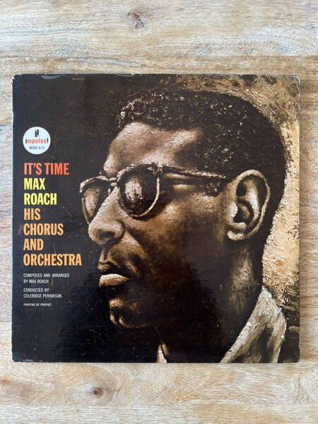 稀少 MONO US ORIGINAL Max Roach It’s Time 米オリジナル