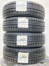 中古タイヤ スタッドレスタイヤ ホイールセット 4本セット 155/65R14 　 LINZ 14x4.5 45 100-4穴 ブリヂストン ブリザック VRX2_画像3