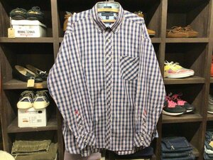 ビックサイズ TOMMY HILFIGER B.D CHECK SHIRT SIZE XL トミー ヒルフィガー ボタンダウン チェック シャツ